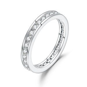 Moissanite Diamonds Eternity Ring